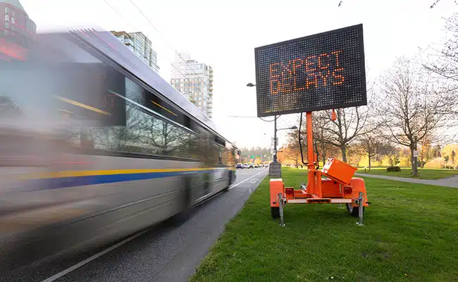 Smart Traffic Sign Battery Power