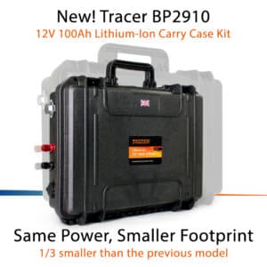 Tracer 12v 100ah Lithium-Ion Carry Case Kit Same Power Smaller Footprint