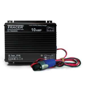 Tracer 12V 10A LiFePO4 Fast Charger with Neutrik Plug