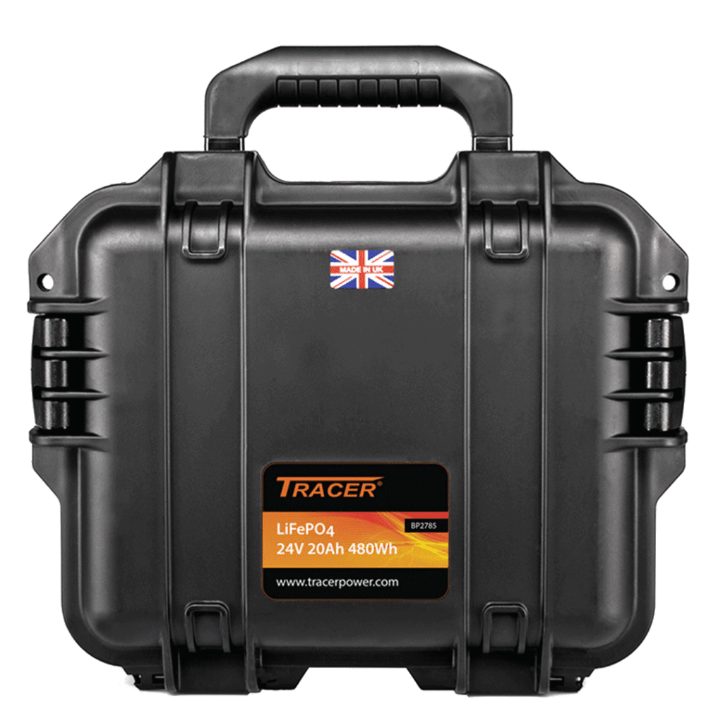 Tracer 24V 20Ah LiFePO4 Carry Case Kit