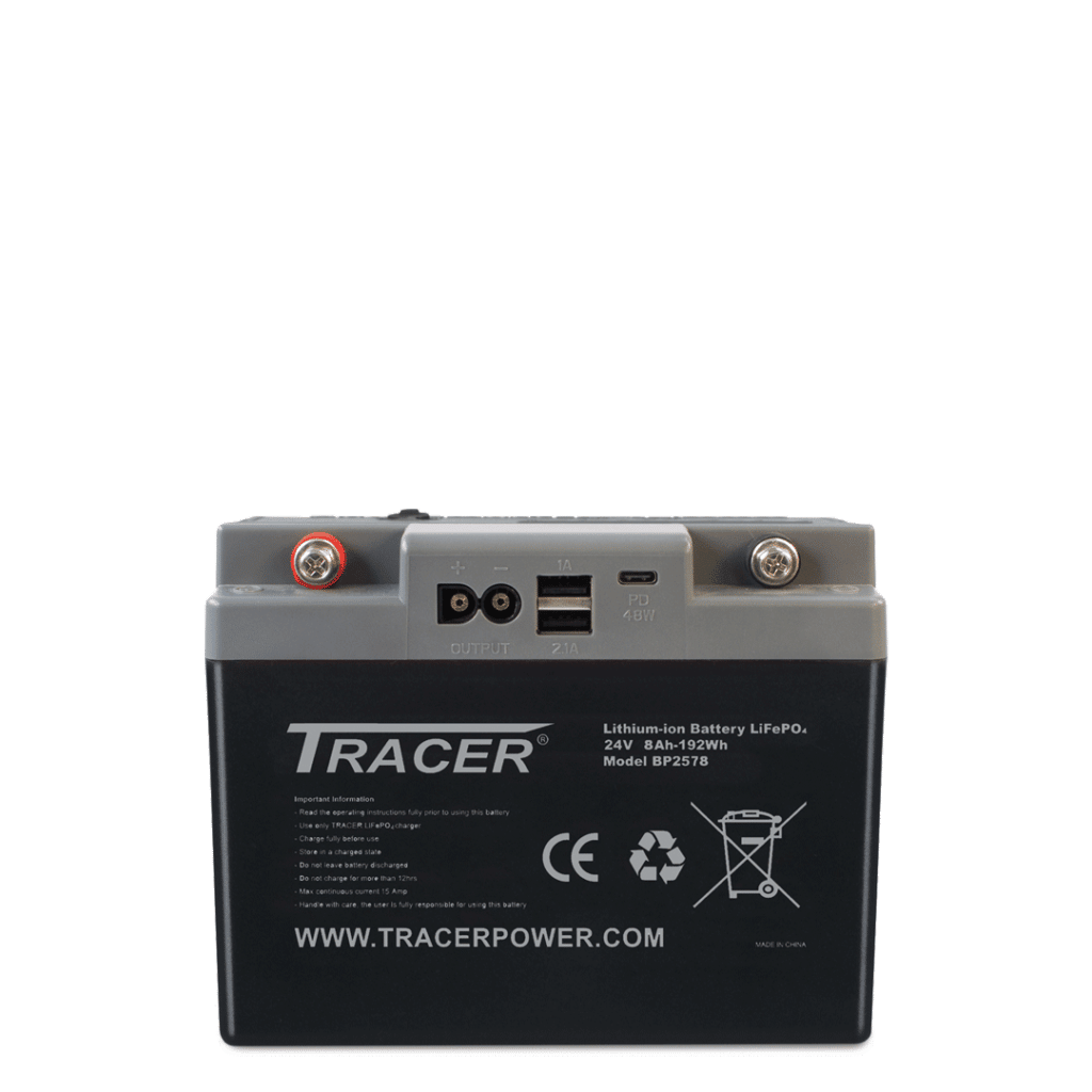 Tracer 24V 8Ah LiFePO4 Battery Pack