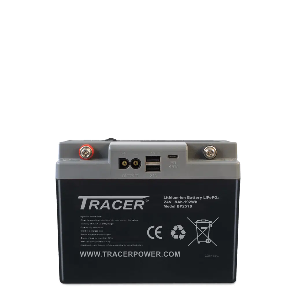 Tracer 24V 8Ah LiFePO4 Battery Pack